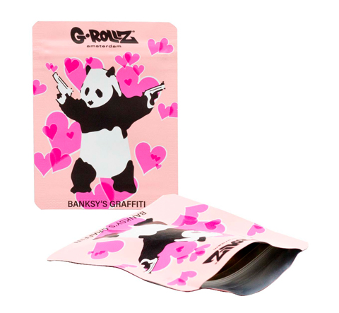 BOLSA BANKSY PANADA PINK 65 X 85 MM