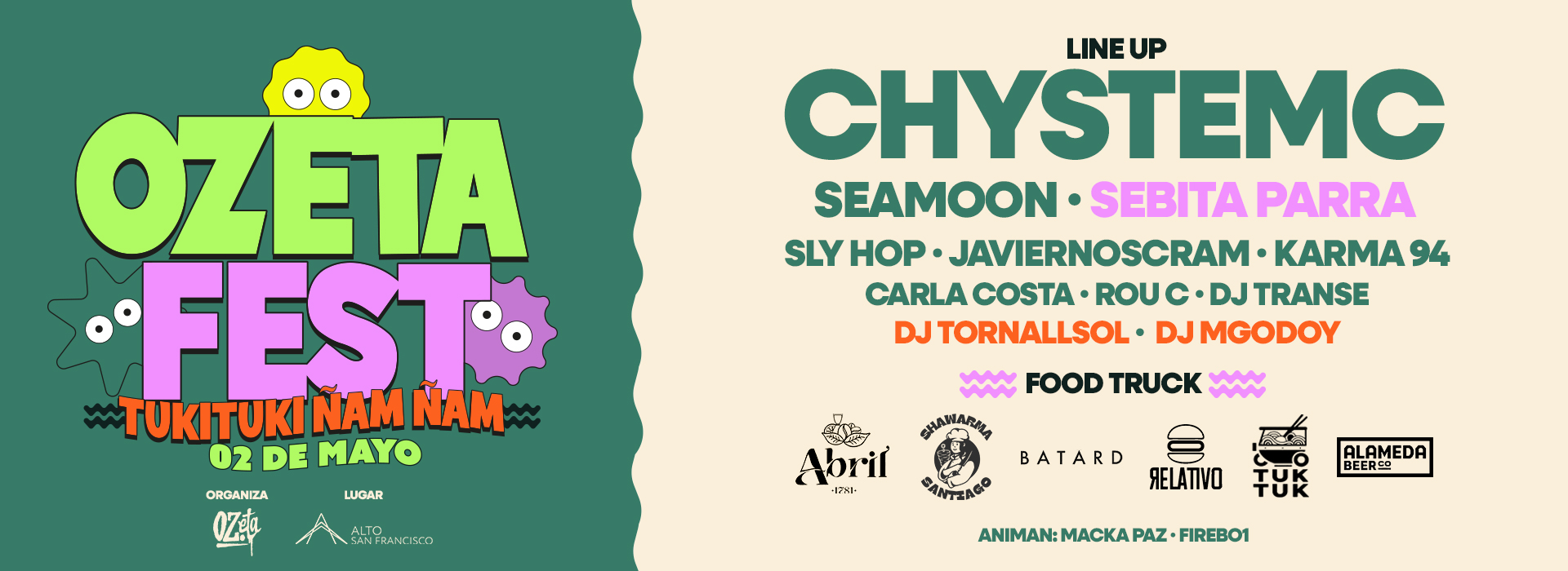 Ozeta Fest 2026 escritorio