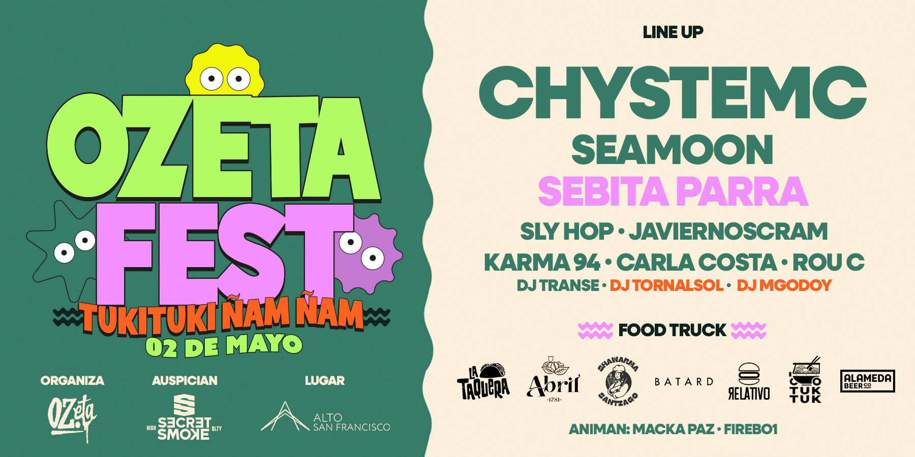 Banner Ozeta Fest Ticketera