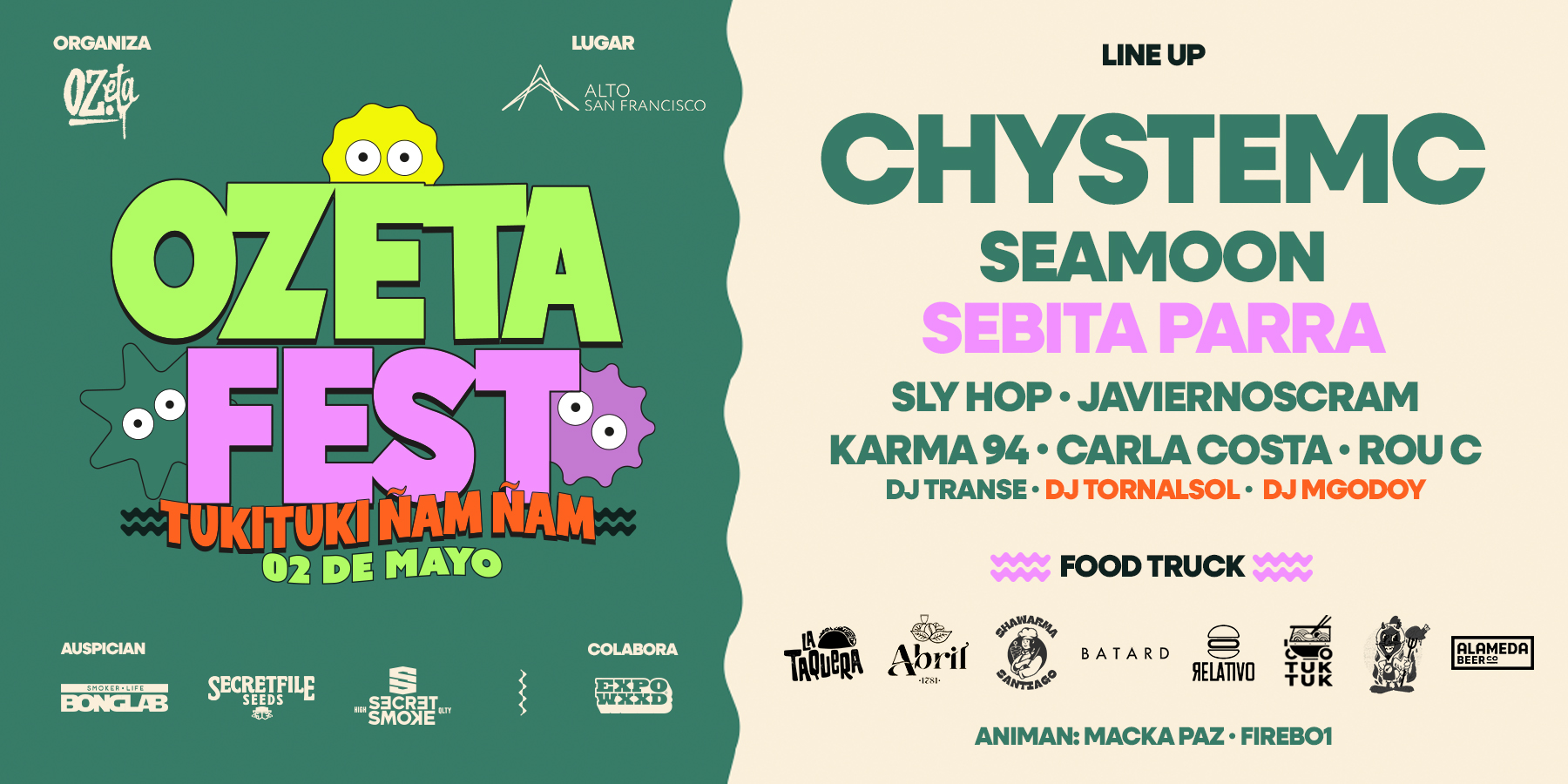 Banner Ozeta Fest Ticketera